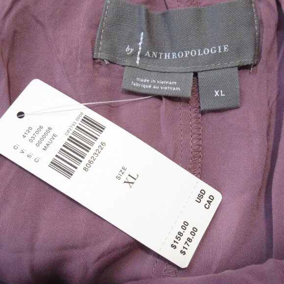 NWT by Anthropologie Evelyn Cheri in Mauve Purple Ruffled Tulle Midi Skirt XL - Picture 3 of 5